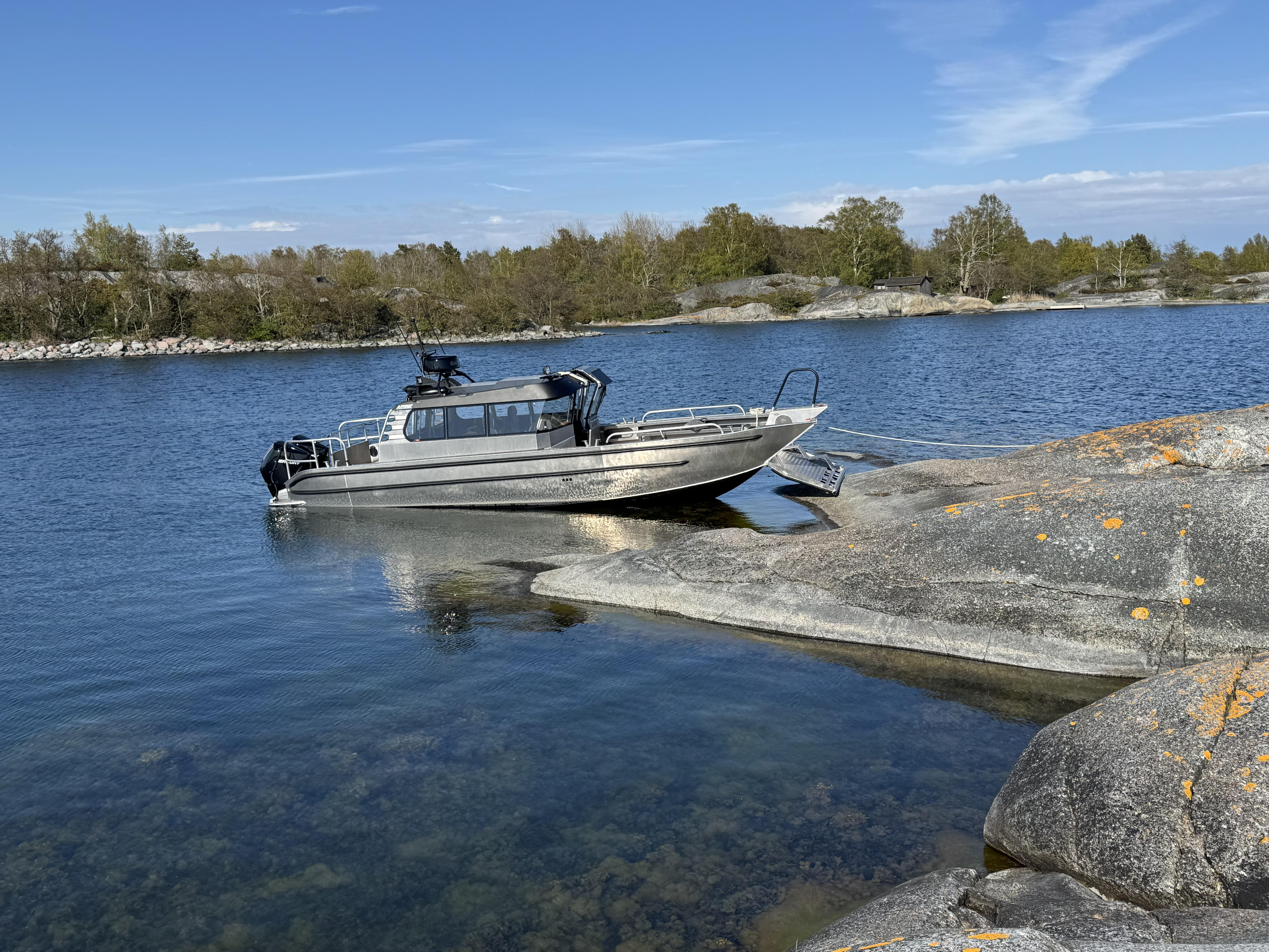 Taxibåten Goron i Furusunds skärgård